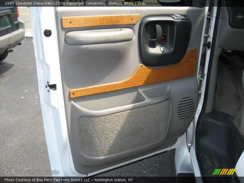 Olympic White / Gray 1997 Chevrolet Chevy Van G2500 Passenger Conversion