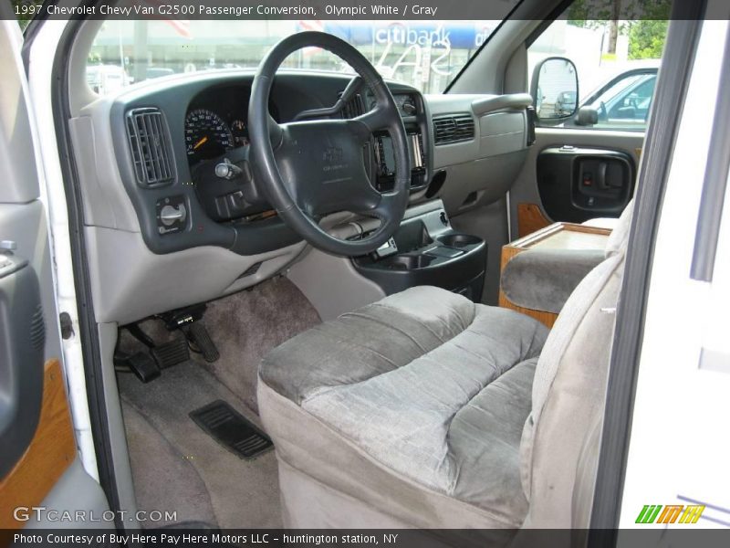 Olympic White / Gray 1997 Chevrolet Chevy Van G2500 Passenger Conversion