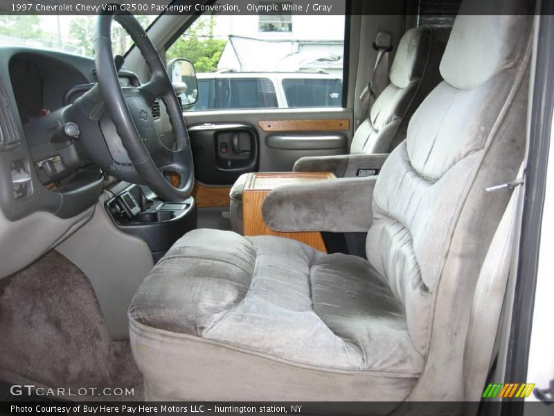 Olympic White / Gray 1997 Chevrolet Chevy Van G2500 Passenger Conversion
