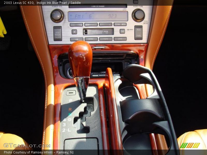Indigo Ink Blue Pearl / Saddle 2003 Lexus SC 430