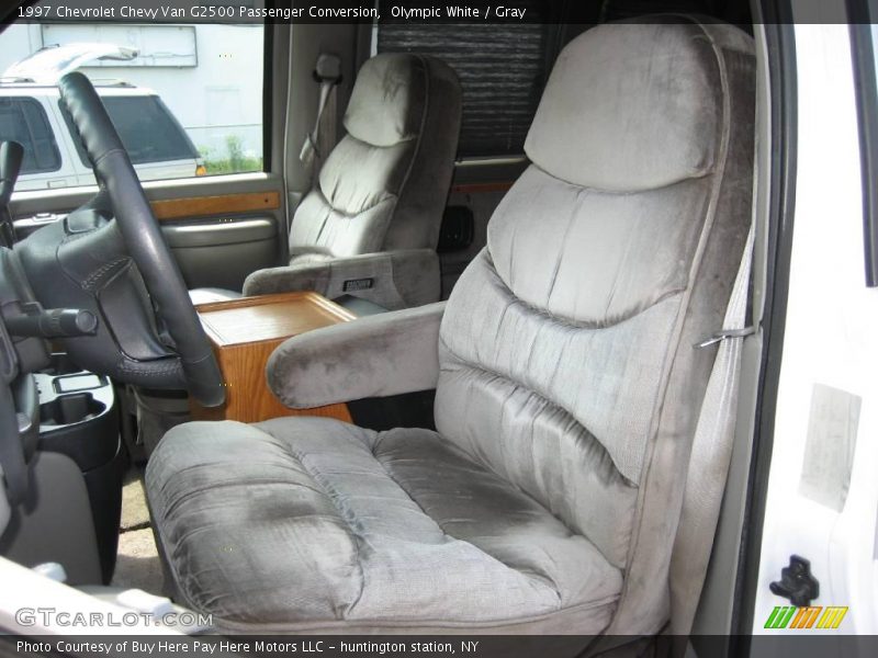 Olympic White / Gray 1997 Chevrolet Chevy Van G2500 Passenger Conversion