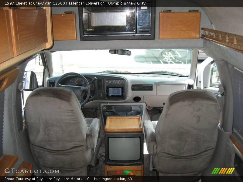 Olympic White / Gray 1997 Chevrolet Chevy Van G2500 Passenger Conversion
