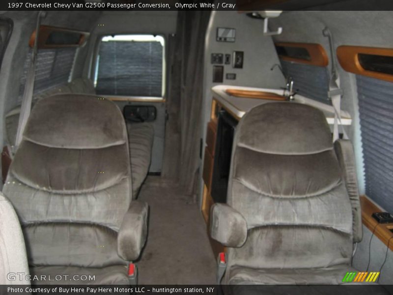 Olympic White / Gray 1997 Chevrolet Chevy Van G2500 Passenger Conversion