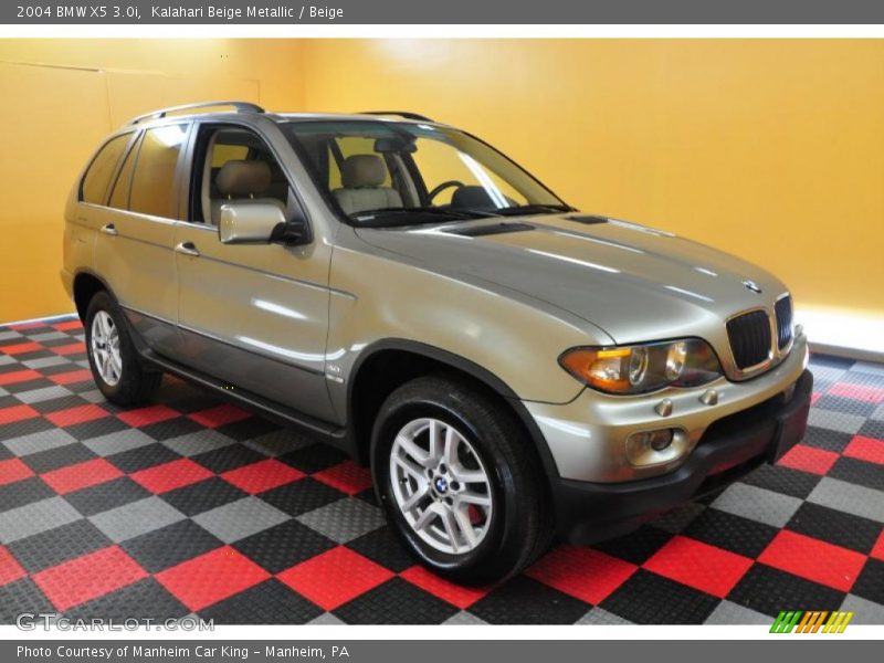 Kalahari Beige Metallic / Beige 2004 BMW X5 3.0i