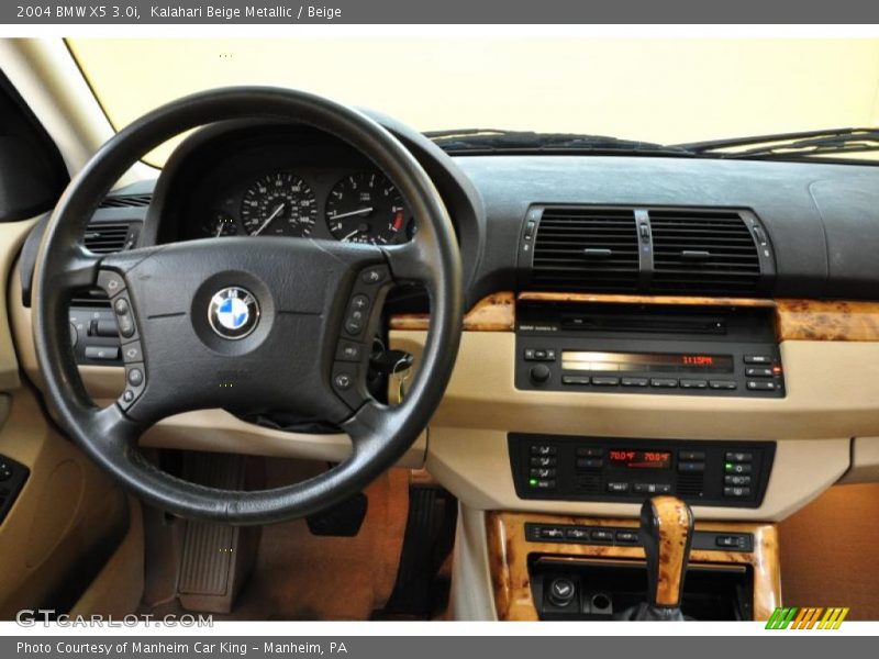Kalahari Beige Metallic / Beige 2004 BMW X5 3.0i