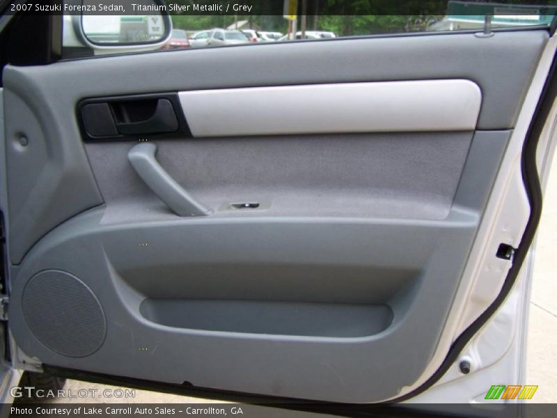 Titanium Silver Metallic / Grey 2007 Suzuki Forenza Sedan