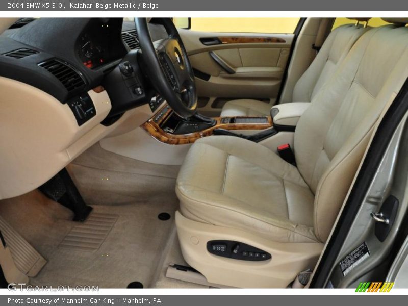 Kalahari Beige Metallic / Beige 2004 BMW X5 3.0i