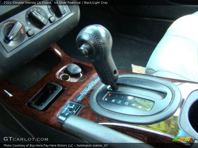 Ice Silver Pearlcoat / Black/Light Gray 2001 Chrysler Sebring LXi Coupe