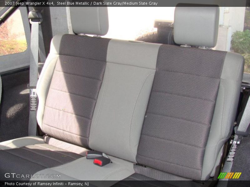 Steel Blue Metallic / Dark Slate Gray/Medium Slate Gray 2007 Jeep Wrangler X 4x4