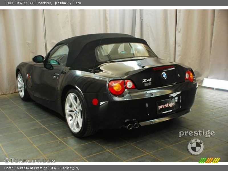 Jet Black / Black 2003 BMW Z4 3.0i Roadster