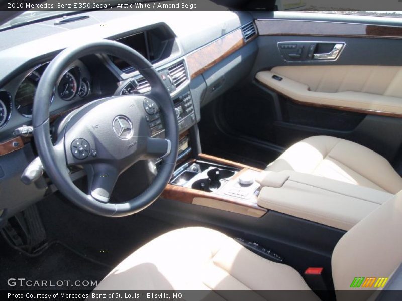 Arctic White / Almond Beige 2010 Mercedes-Benz E 350 Sedan