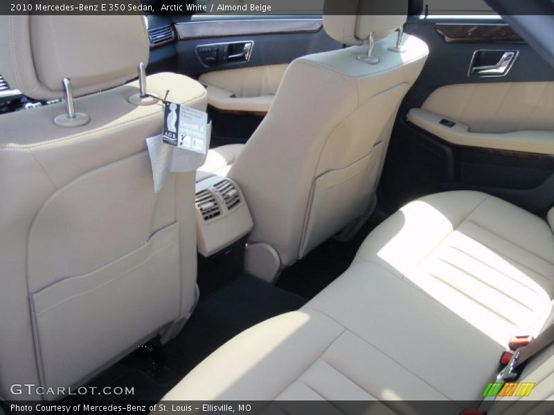 Arctic White / Almond Beige 2010 Mercedes-Benz E 350 Sedan