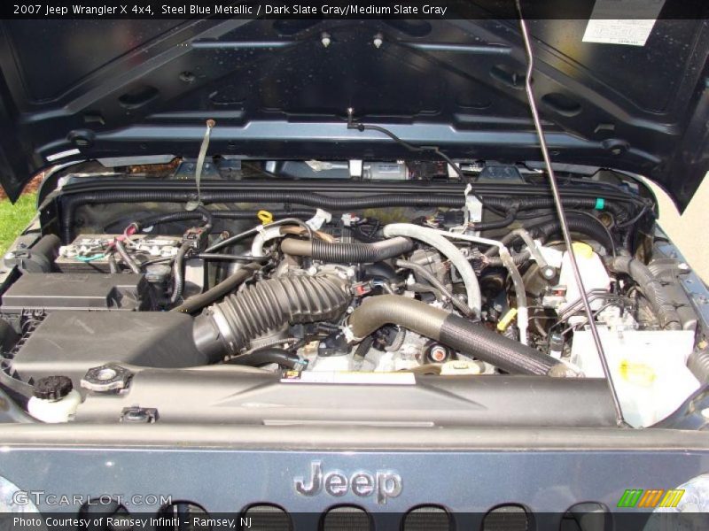 Steel Blue Metallic / Dark Slate Gray/Medium Slate Gray 2007 Jeep Wrangler X 4x4