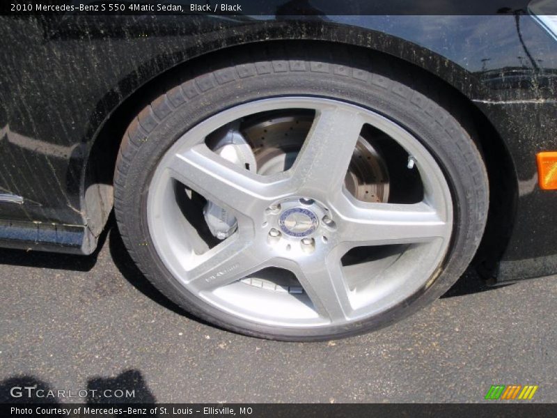 Black / Black 2010 Mercedes-Benz S 550 4Matic Sedan