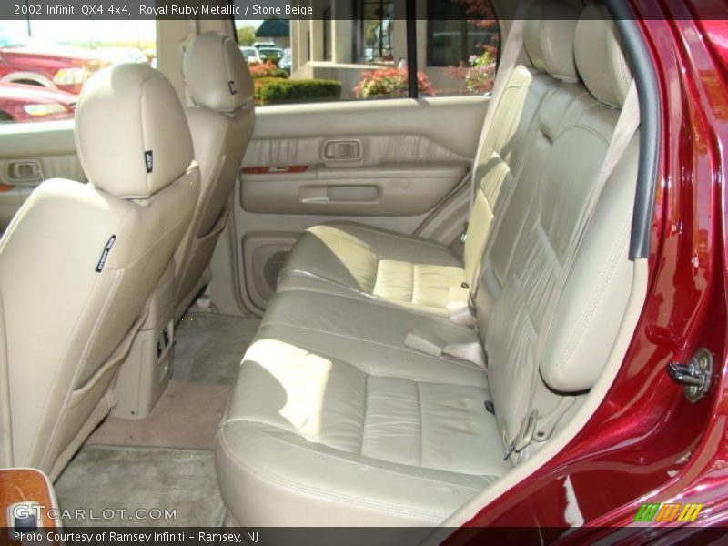 Royal Ruby Metallic / Stone Beige 2002 Infiniti QX4 4x4