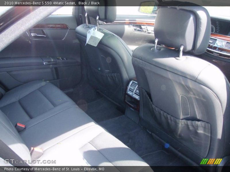Black / Black 2010 Mercedes-Benz S 550 4Matic Sedan