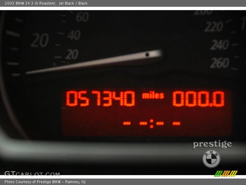 Jet Black / Black 2003 BMW Z4 3.0i Roadster