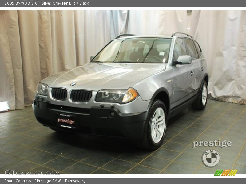 Silver Gray Metallic / Black 2005 BMW X3 3.0i