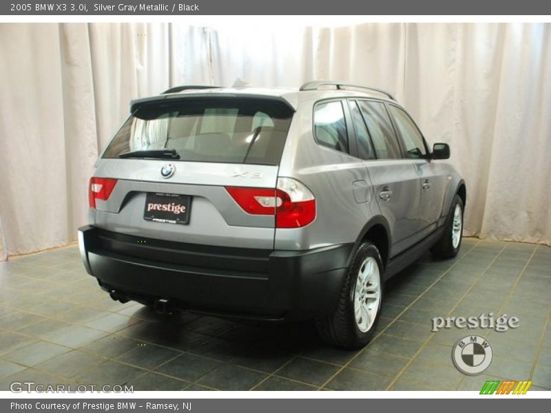 Silver Gray Metallic / Black 2005 BMW X3 3.0i