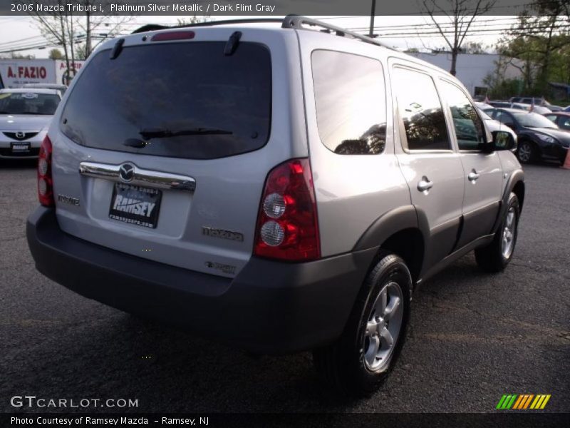 Platinum Silver Metallic / Dark Flint Gray 2006 Mazda Tribute i