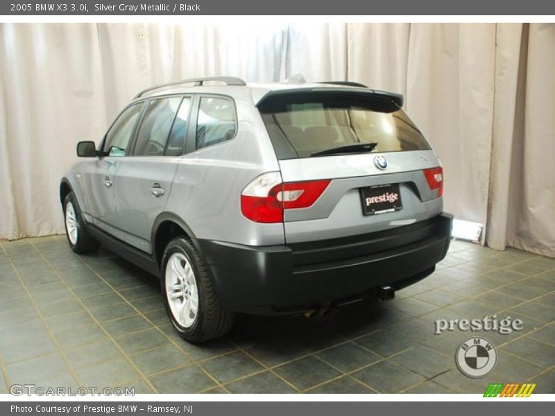 Silver Gray Metallic / Black 2005 BMW X3 3.0i