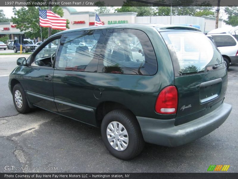 Forest Green Pearl / Gray 1997 Plymouth Voyager