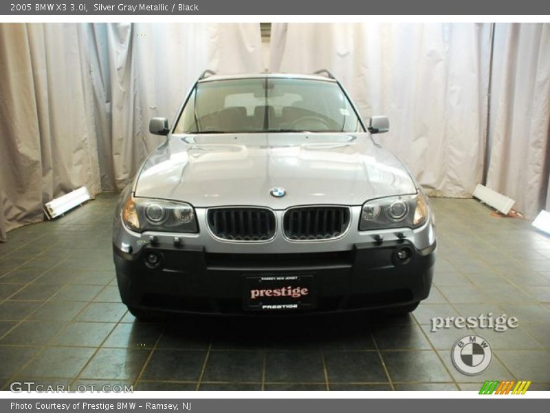 Silver Gray Metallic / Black 2005 BMW X3 3.0i