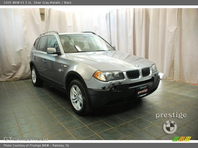 Silver Gray Metallic / Black 2005 BMW X3 3.0i