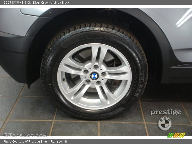 Silver Gray Metallic / Black 2005 BMW X3 3.0i