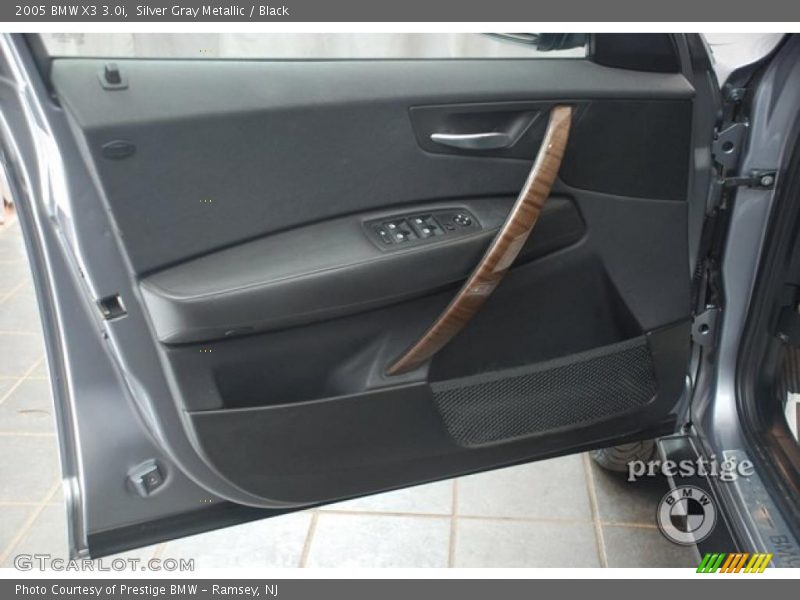 Silver Gray Metallic / Black 2005 BMW X3 3.0i