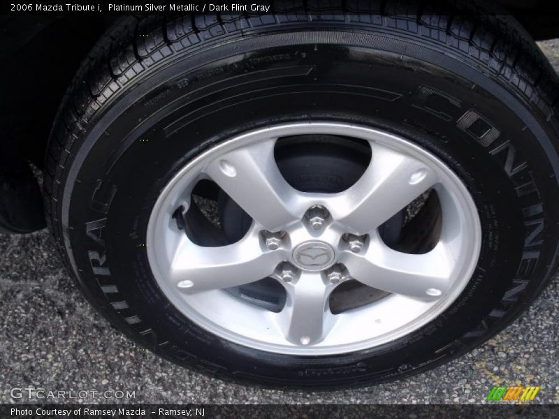 Platinum Silver Metallic / Dark Flint Gray 2006 Mazda Tribute i