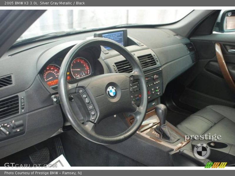 Silver Gray Metallic / Black 2005 BMW X3 3.0i