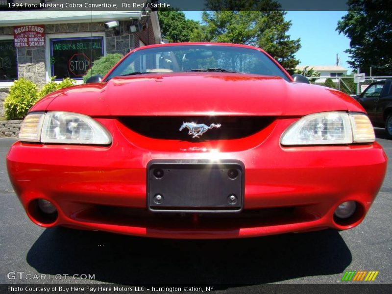 Rio Red / Saddle 1994 Ford Mustang Cobra Convertible