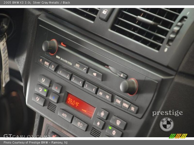Silver Gray Metallic / Black 2005 BMW X3 3.0i