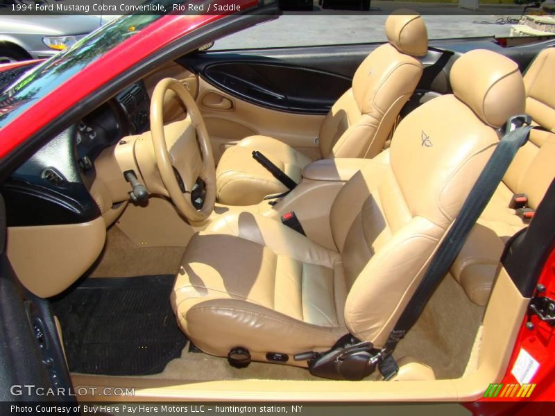 Rio Red / Saddle 1994 Ford Mustang Cobra Convertible