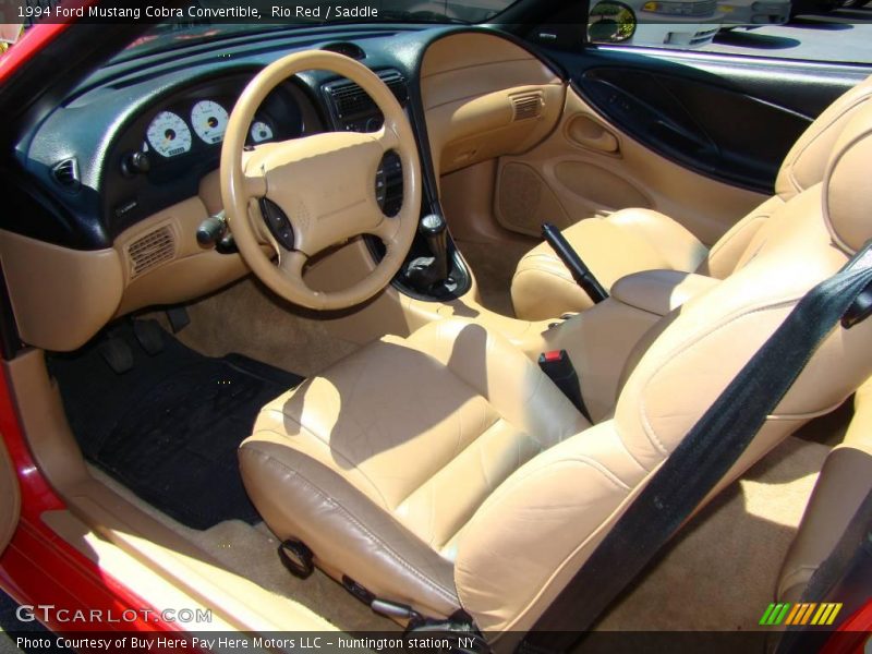 Rio Red / Saddle 1994 Ford Mustang Cobra Convertible