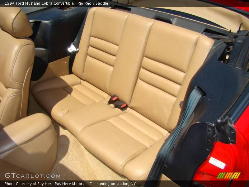 Rio Red / Saddle 1994 Ford Mustang Cobra Convertible