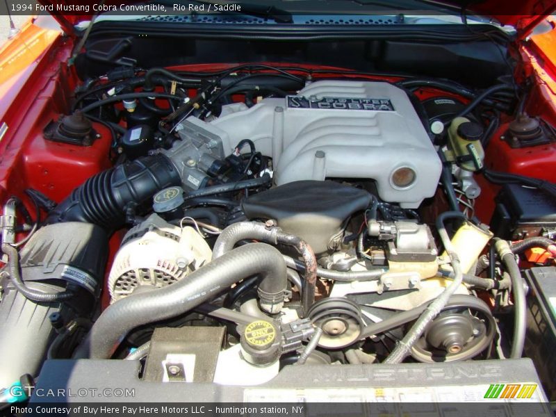 Rio Red / Saddle 1994 Ford Mustang Cobra Convertible