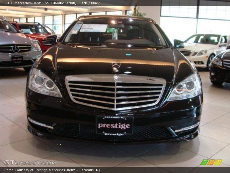 Black / Black 2010 Mercedes-Benz S 550 4Matic Sedan