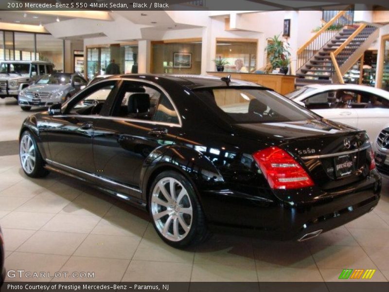 Black / Black 2010 Mercedes-Benz S 550 4Matic Sedan