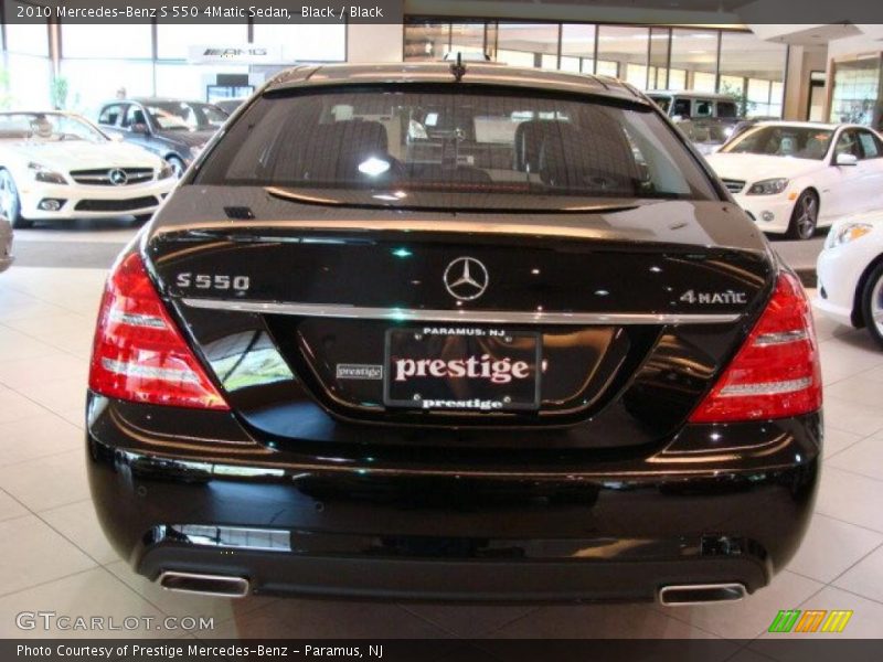 Black / Black 2010 Mercedes-Benz S 550 4Matic Sedan