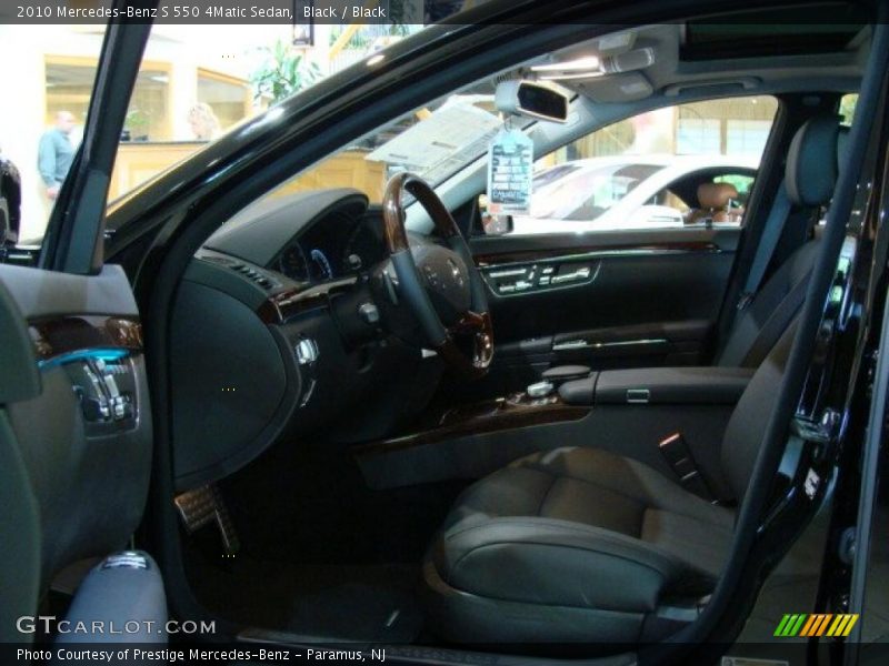 Black / Black 2010 Mercedes-Benz S 550 4Matic Sedan