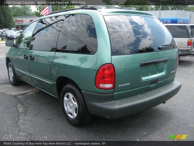Alpine Green Pearlcoat / Mist Gray 1999 Dodge Caravan
