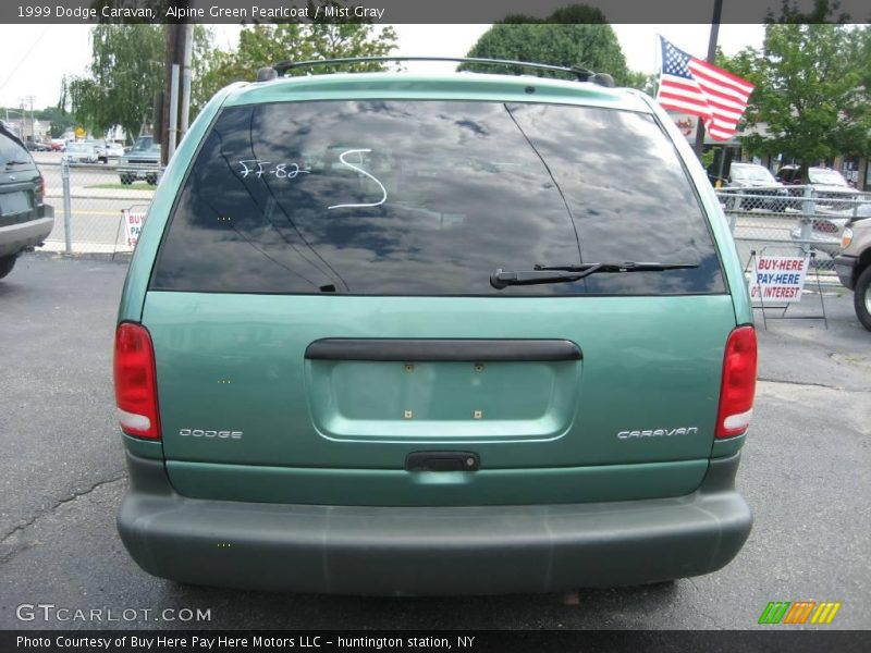 Alpine Green Pearlcoat / Mist Gray 1999 Dodge Caravan