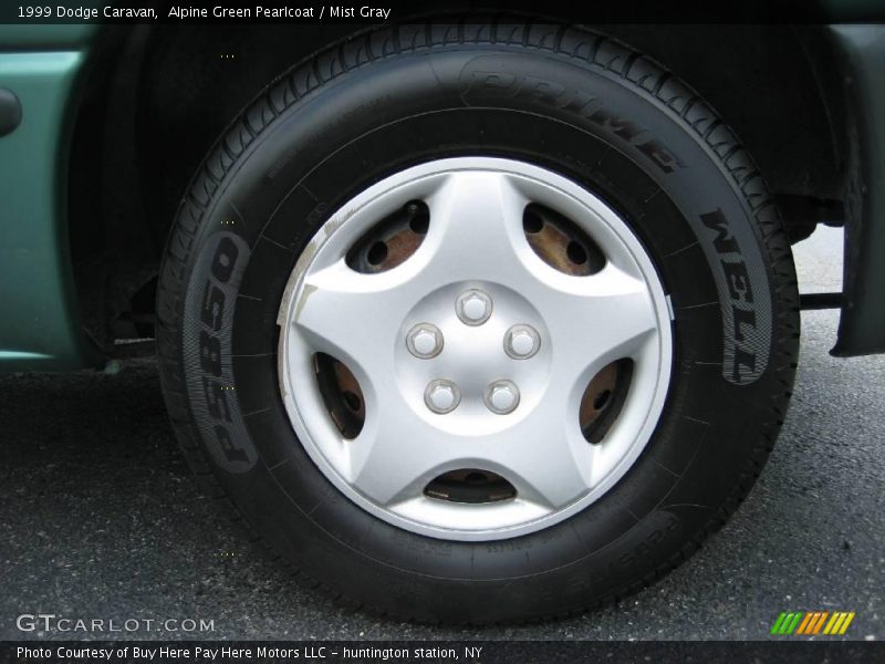 Alpine Green Pearlcoat / Mist Gray 1999 Dodge Caravan
