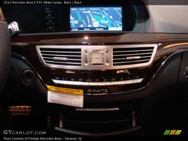 Black / Black 2010 Mercedes-Benz S 550 4Matic Sedan