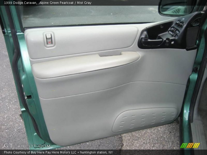 Alpine Green Pearlcoat / Mist Gray 1999 Dodge Caravan