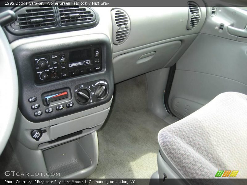 Alpine Green Pearlcoat / Mist Gray 1999 Dodge Caravan