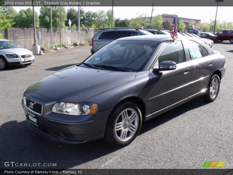 Titanium Grey Metallic / Graphite 2009 Volvo S60 2.5T