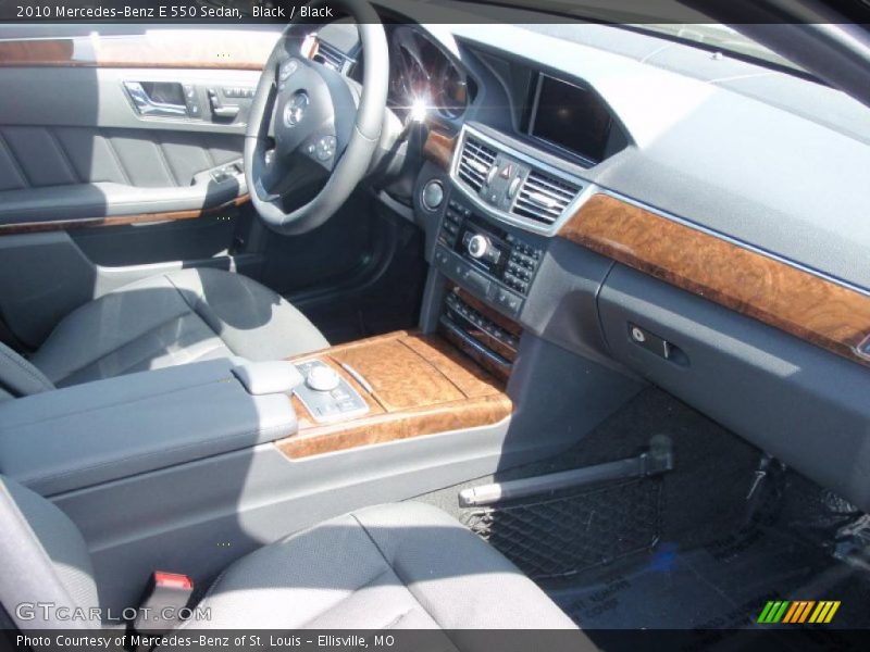 Black / Black 2010 Mercedes-Benz E 550 Sedan